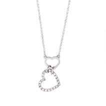 18K White gold Diamond Necklace (17A40000283)