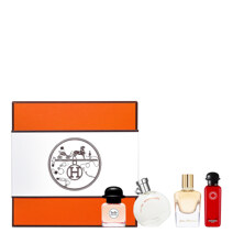 Twilly d'Hermès、橘彩星光、尼罗河花园、爱马仕之光、绯红火参古龙水 迷你香氛礼盒