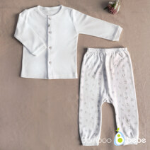 纯竹纤维 儿童内衣长袖 70号(0~6个月)