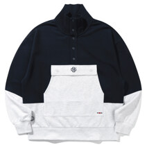 BUTTON UP POCKET ANORAK_S_NAVY
