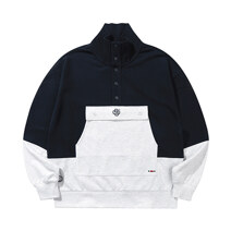 BUTTON UP POCKET ANORAK_S_NAVY