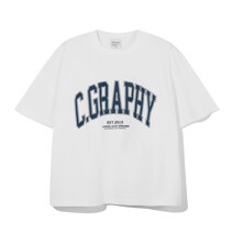 COOLCODE C.GRAPHY Archie Logo Short-Sleeved T-shirt_White_S