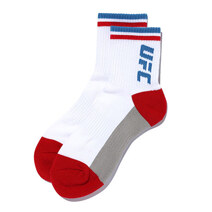 UFC Stripe Ankle Socks WHITE_L