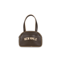 [Mmlg W] PIPING SHOULDER BAG (DARK BROWN)_F